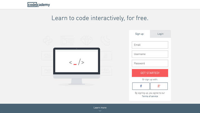 Học lập trình với Codecademy