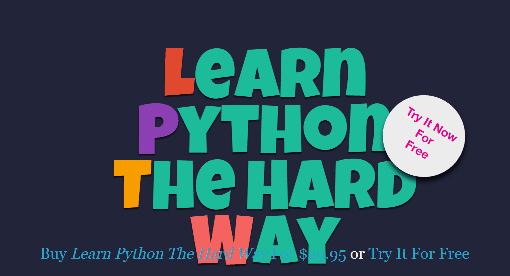 Học lập trình cùng Learn Python the Hard Way