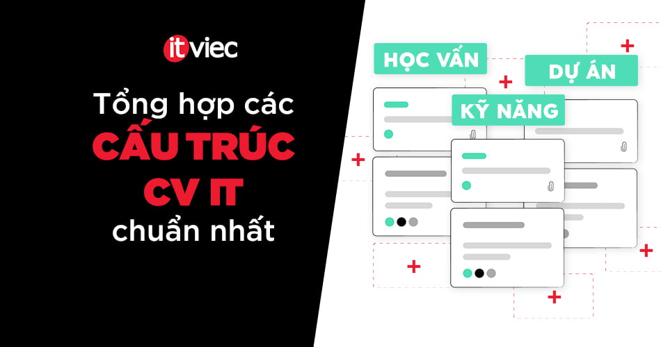 3 cấu trúc CV chuẩn nhất cho ứng viên IT