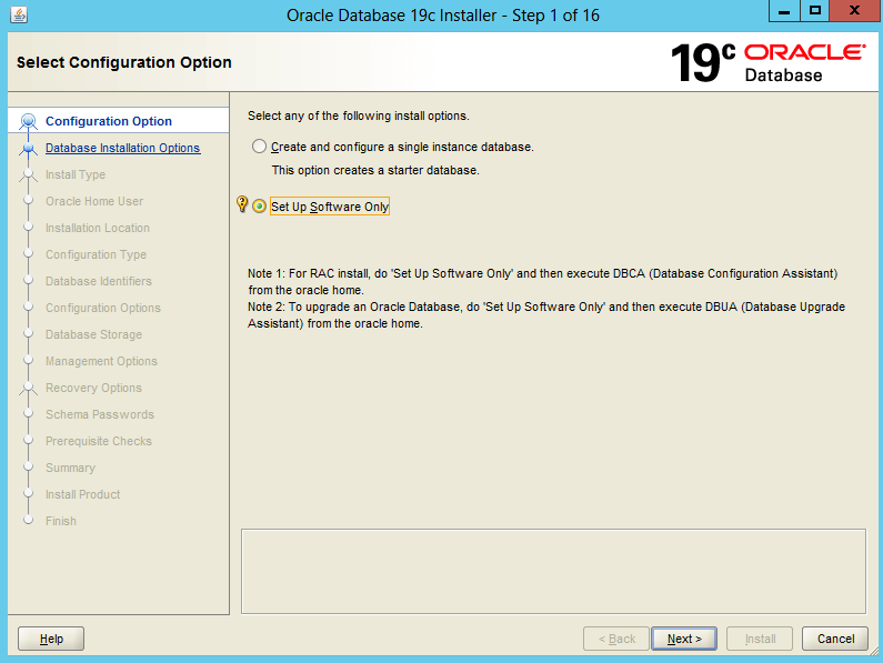 oracle download - cài đặt oracle cho windows