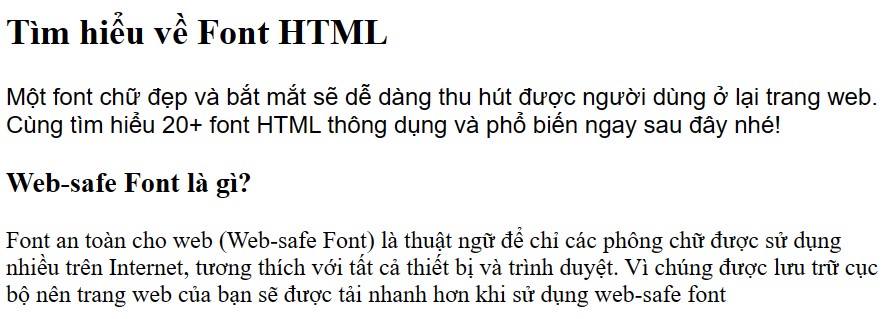 đổi font chữ html - itviec blog