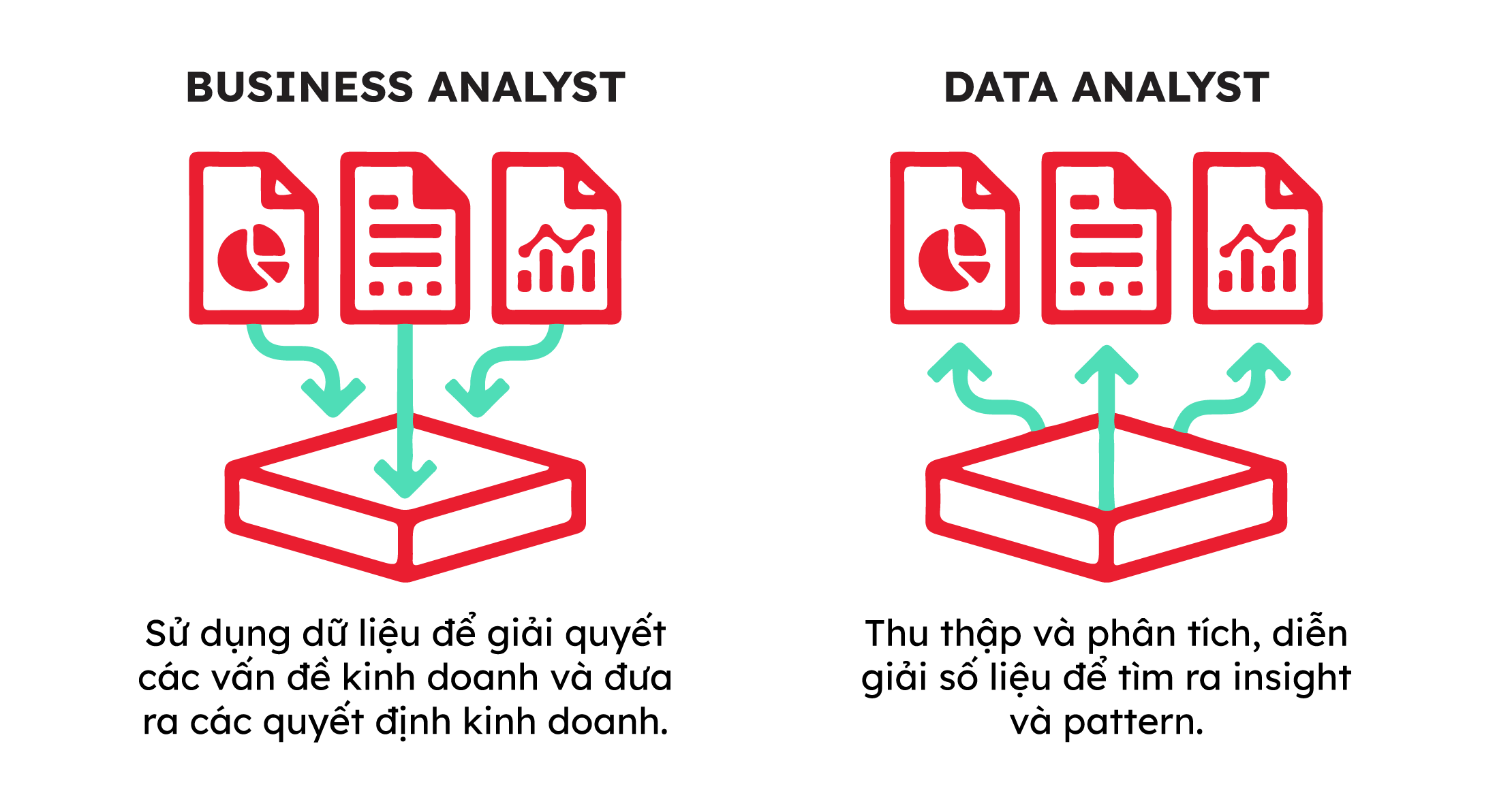 Data Analyst vs Business Analyst - itviec blog
