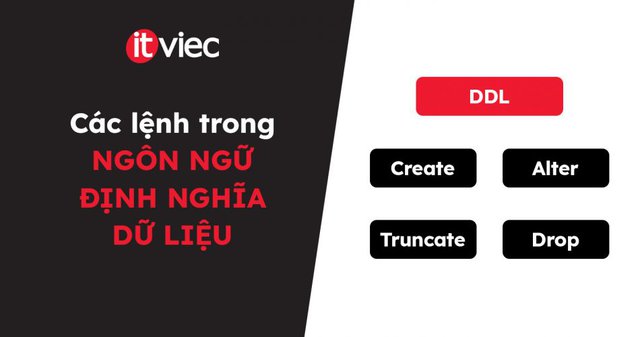 ngôn ngữ định nghĩa dữ liệu ddl - itviec blog