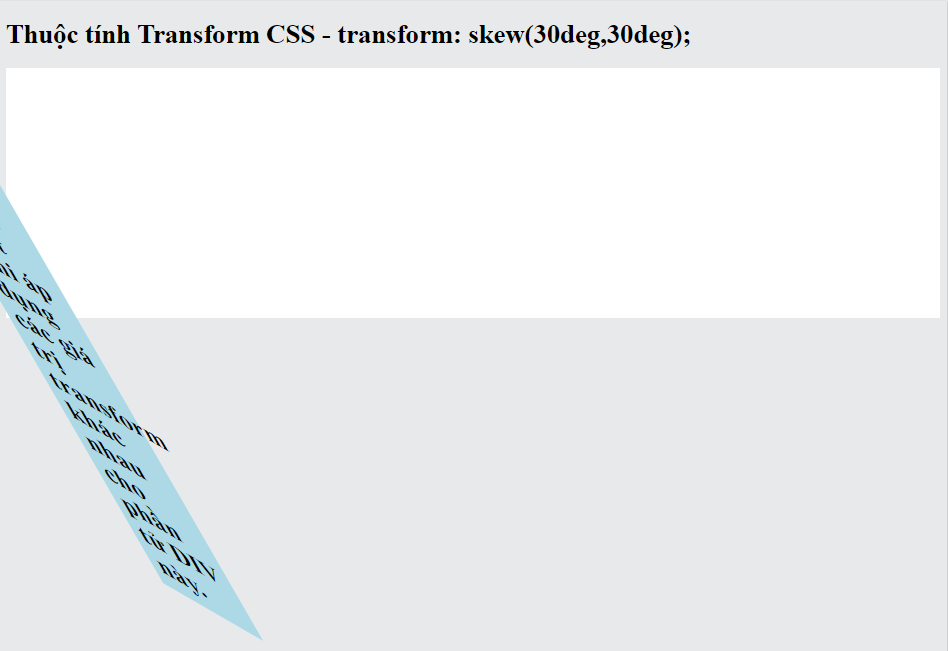 transform css skew - itviec blog