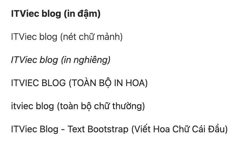 text bootstrap - itviec blog