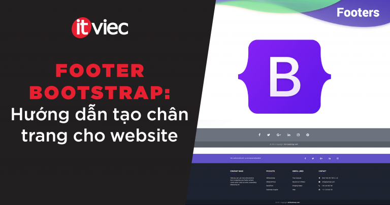 bootstrap footer - itviec blog