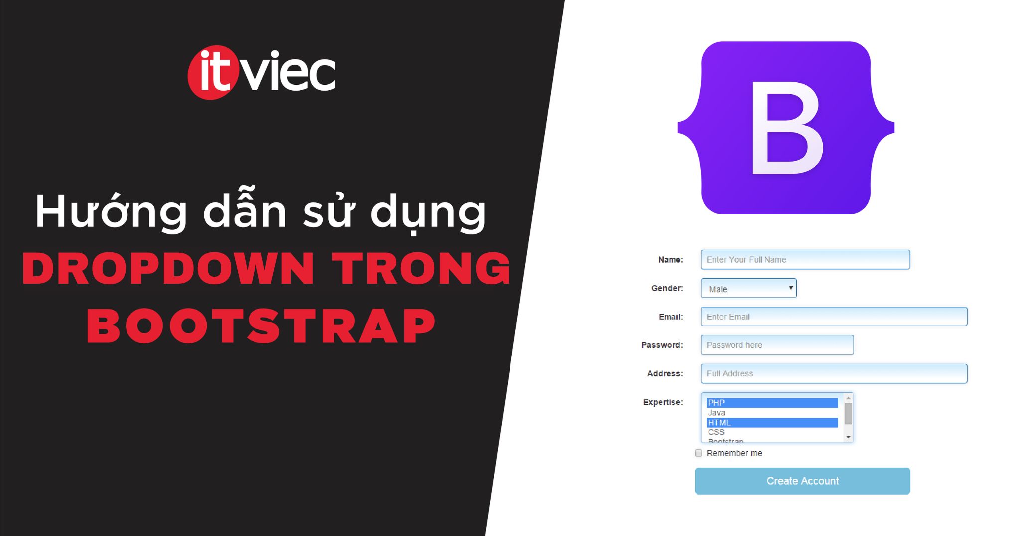 dropdown bootstrap là gì - itviec blog