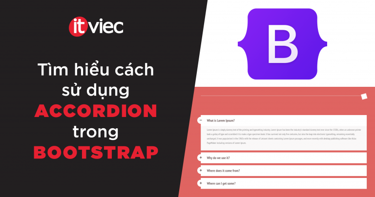 Accordion Bootstrap - itviec blog