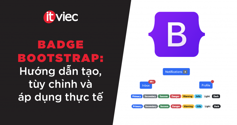 badge bootstrap - itviec blog