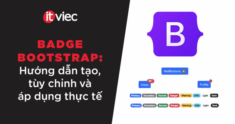 badge bootstrap - itviec blog