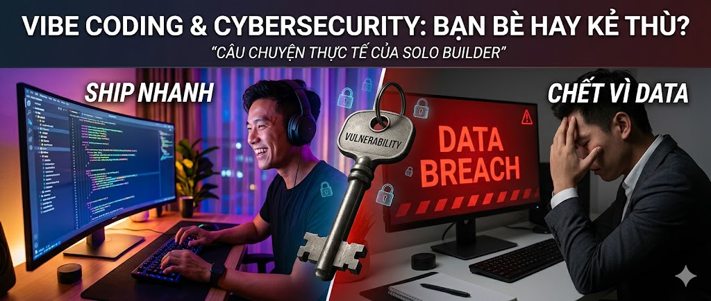 Solo Builder: Khi "Vibe Coding" Va Phải "Red Flag" Bảo Mật (Và Cách Tôi Sống Sót)