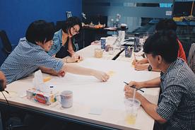 We brainstorm ideas together.