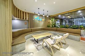 Văn phòng làm việc hiện đại, xanh, sạch