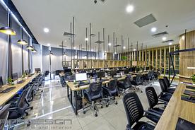 Văn phòng làm việc hiện đại, xanh, sạch