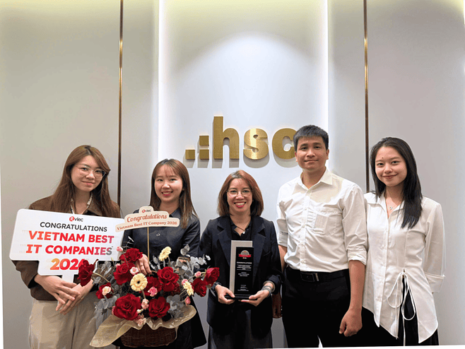 HSC – Lần đầu tiên được vinh danh với giải thưởng “Công ty IT tốt nhất Việt Nam 2026” từ...