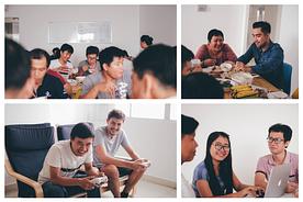 Pictures of the team